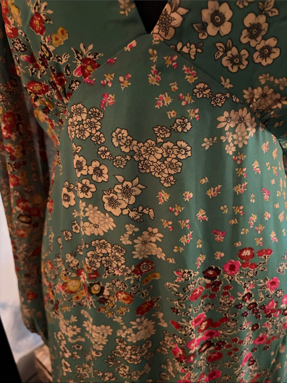 Baltic Born Bowman Green Floral Maxi Dress - Picture 6 of 10